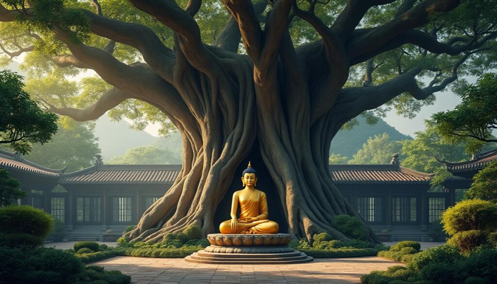 découvrez les symboles clés de la mythologie et de l'histoire du bouddhisme, leur signification profonde et leur influence sur la spiritualité bouddhiste.