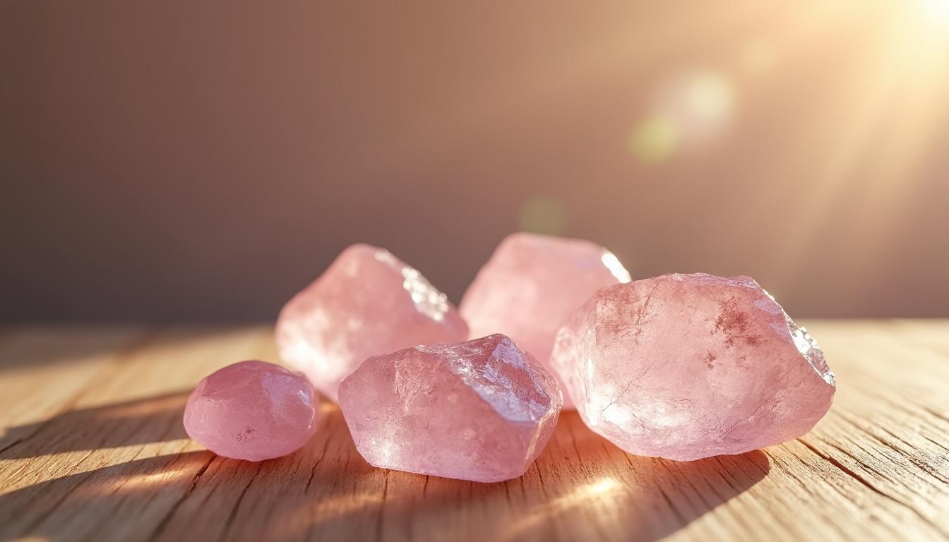 découvrez les bienfaits du quartz rose en lithothérapie : apaisement, amour et équilibre émotionnel pour une vie harmonieuse.