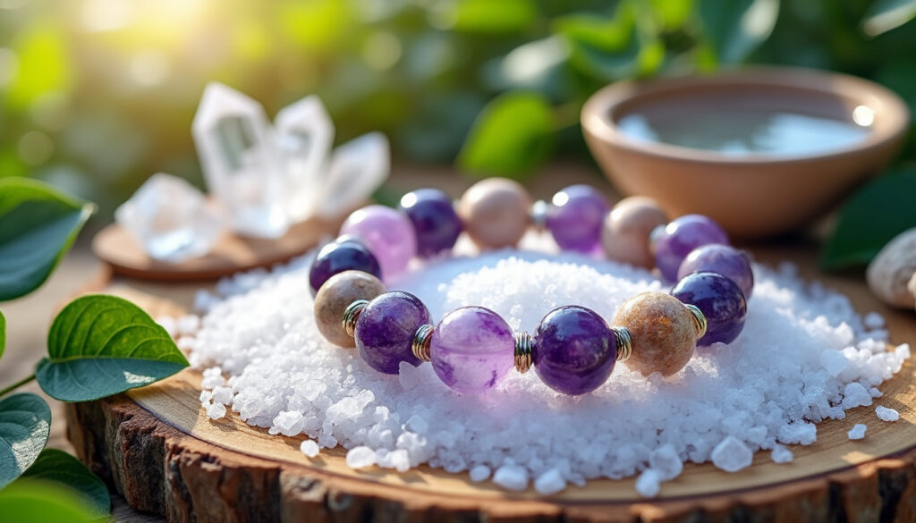 découvrez les méthodes efficaces pour purifier et recharger votre bracelet en pierres naturelles, afin de préserver ses énergies et ses bienfaits au quotidien.