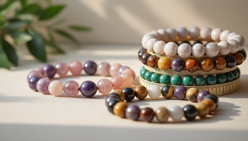 découvrez comment choisir la bonne taille de bracelets en pierres naturelles pour un confort optimal et un style unique.