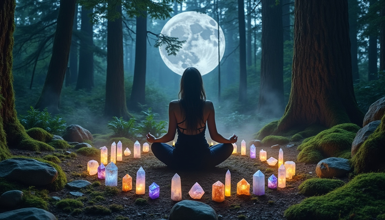 découvrez comment utiliser les cristaux lors du rituel de la nouvelle lune pour manifester vos intentions et atteindre vos objectifs personnels.